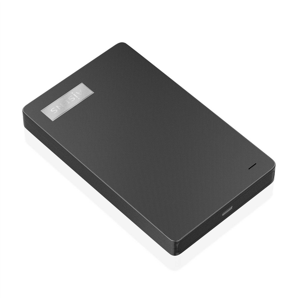 Aisens caja externa 2,5? 9.5mm sata a usb-c usb3.1 gen1, negra