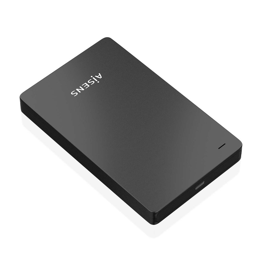 Aisens caja externa 2.5? 9.5mm sata a usb-c usb3.1 gen1, negra