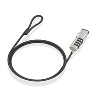 Aisens cable de seguridad tipo nano con cerradura de combinaciã³n para ordenador, monitor, portã¡til 1.5m
