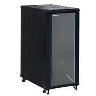 Phasak armario rack pro 19" 32u 600 x 800 negro con ventilación - pho 6832 (desmontado)