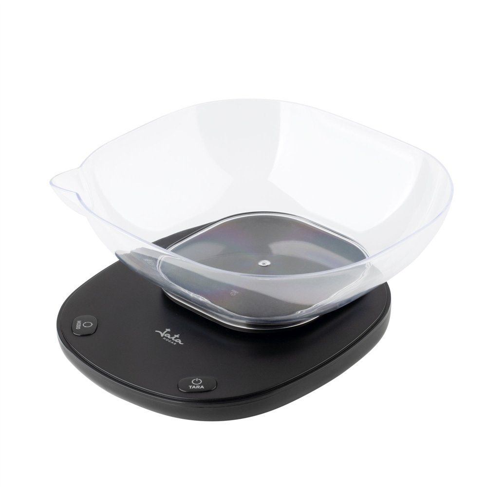 jata hbal1709 báscula de cocina negro encimera rectángulo báscula electrónica de cocina
