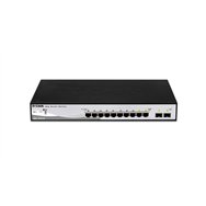D-link dgs-1210-10 gestionado l2 gigabit ethernet (10/100/1000) 1u negro, gris