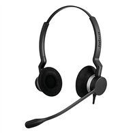 Jabra biz 2300 duo auriculares alã¡mbrico diadema oficina/centro de llamadas bluetooth negro