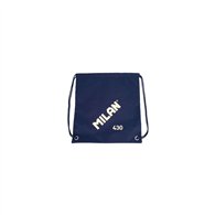 Milan serie 1918 bolsa/mochila de tiras grande - tejido 'ripstop' ligero y resistente - medidas 34x42x0.7cm - color azul oscuro