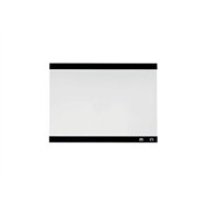 Nobo pizarra blanca magnetica peque?a con clip para notas 430x580mm - dise?o sin marco - funciones de gancho - color blanco