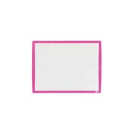 Nobo pizarra blanca magnetica peque?a 585x430 - colores vibrantes - accesorios incluidos - fucsia