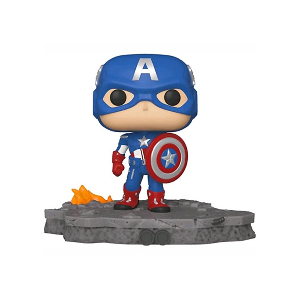 funko pop deluxe marvel los vengadores avengers capitan america assemble 45076