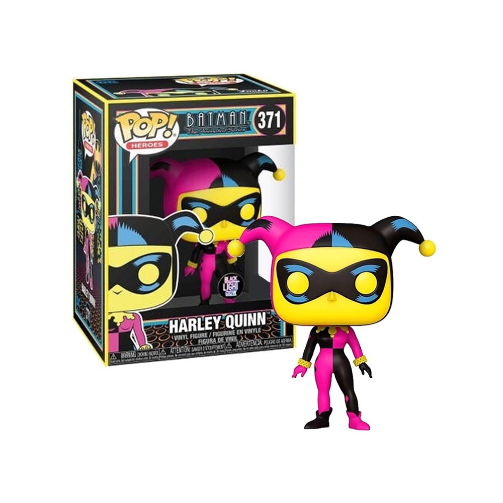 funko pop dc black light harley quinn multicolor 51726