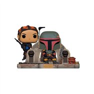 funko pop moment star wars the mandalorian boba fett & fennec shand 58391