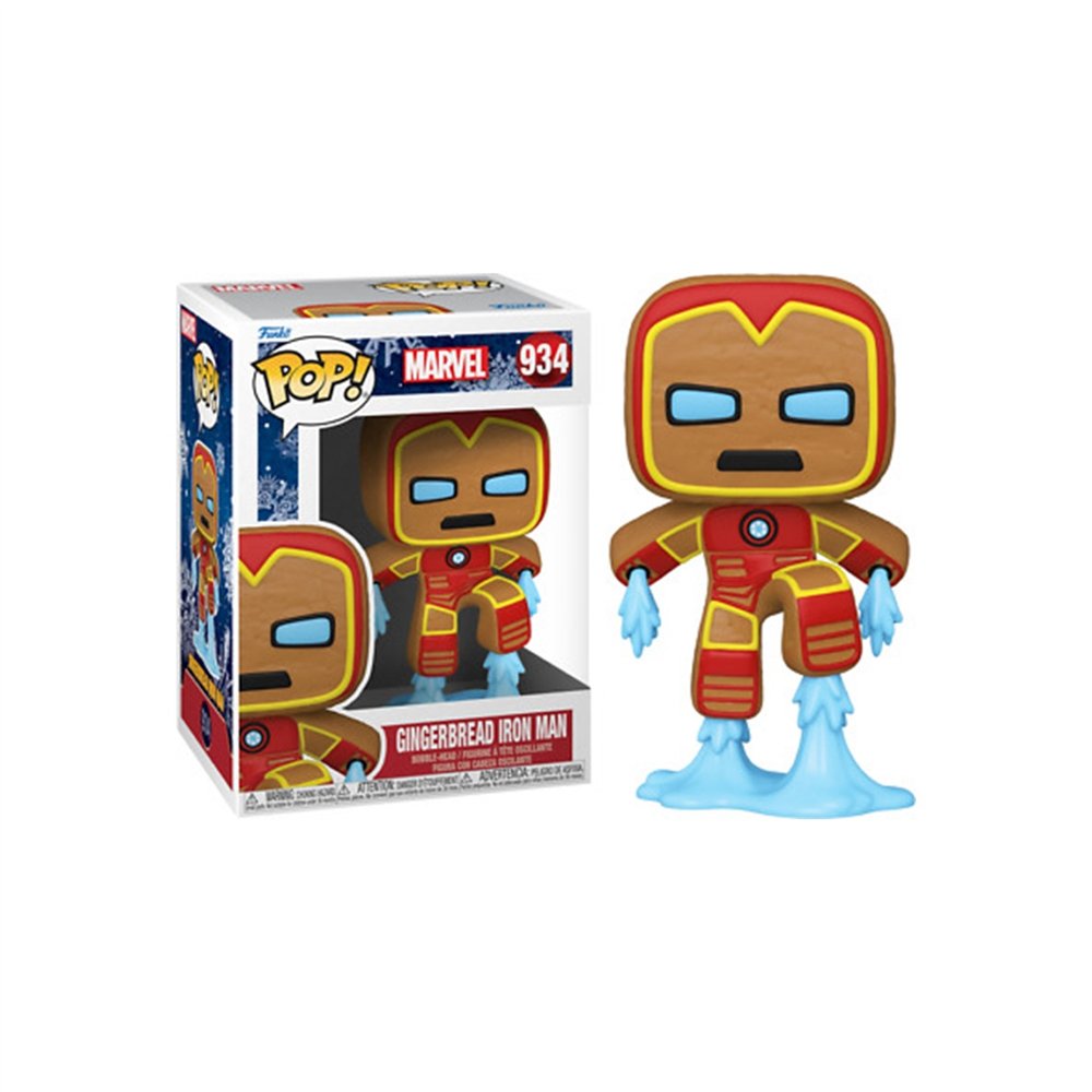 funko pop marvel navidad galleta jengibre iron man 50658