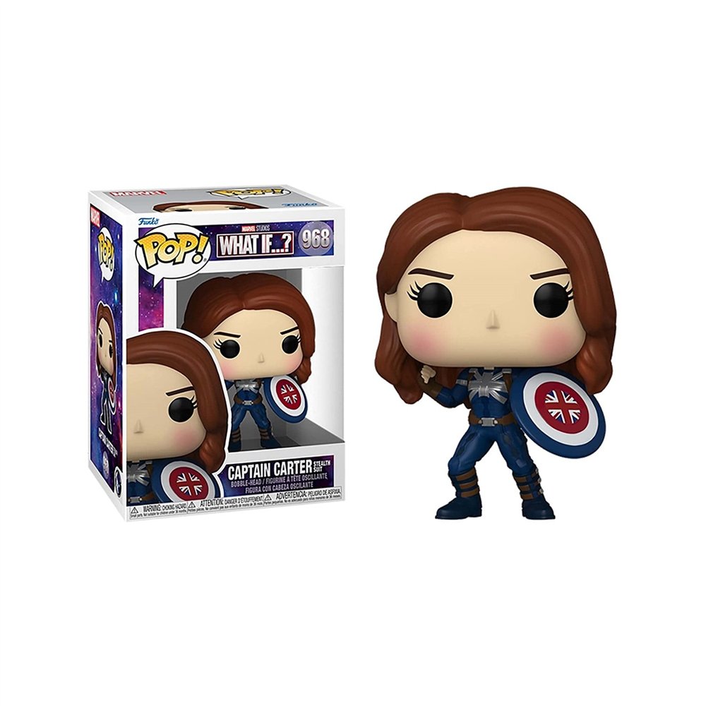 funko pop marvel what if capitana carter stealth suit 58653