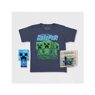 Pop & tee minecraft charged creeper funko + camiseta talla l