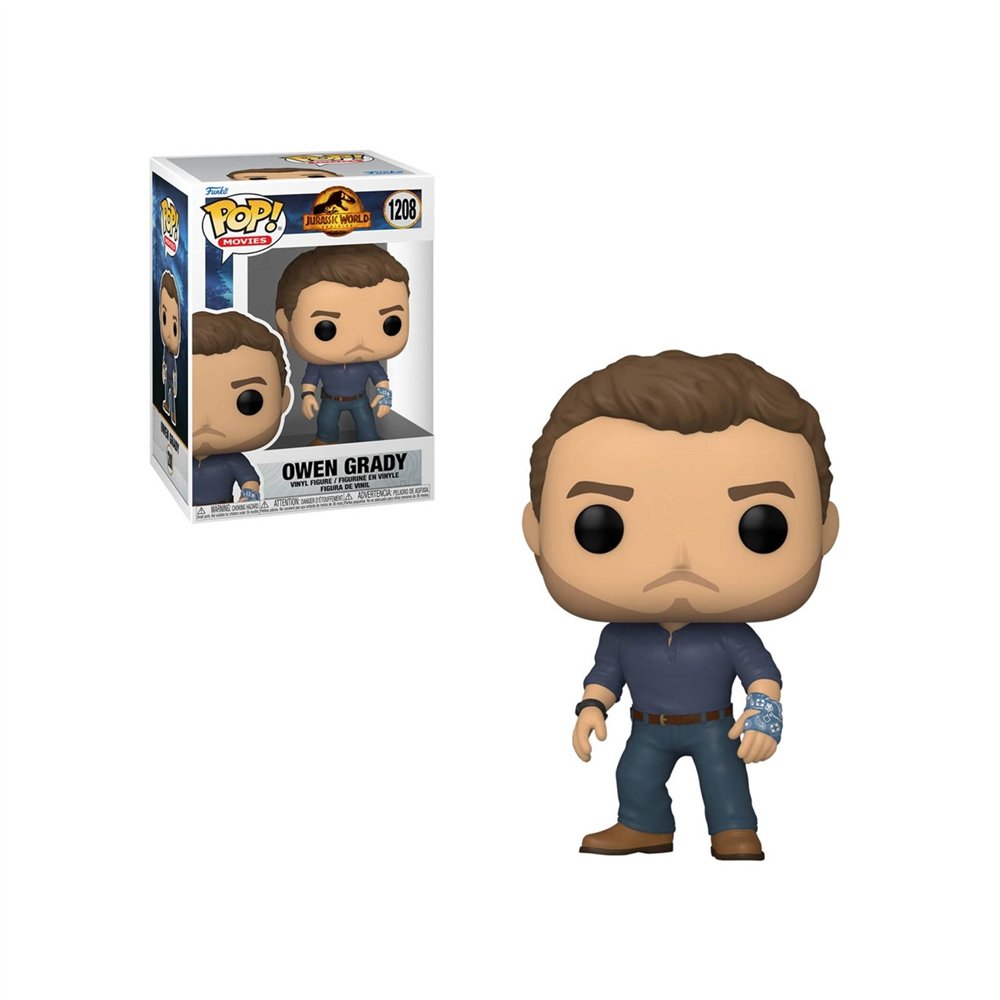 funko pop cine jurassic park jurassic world dominion owen grady 55295