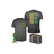 Pop & tee jurassic park clever raptor  funko + camiseta talla l