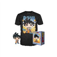 Pop & tee dragon ball z goku kamehameha funko + camiseta talla l ut - 56667l