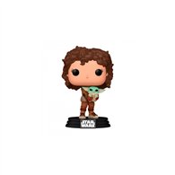 Funko pop mandalorian peli motto con grogu 76552