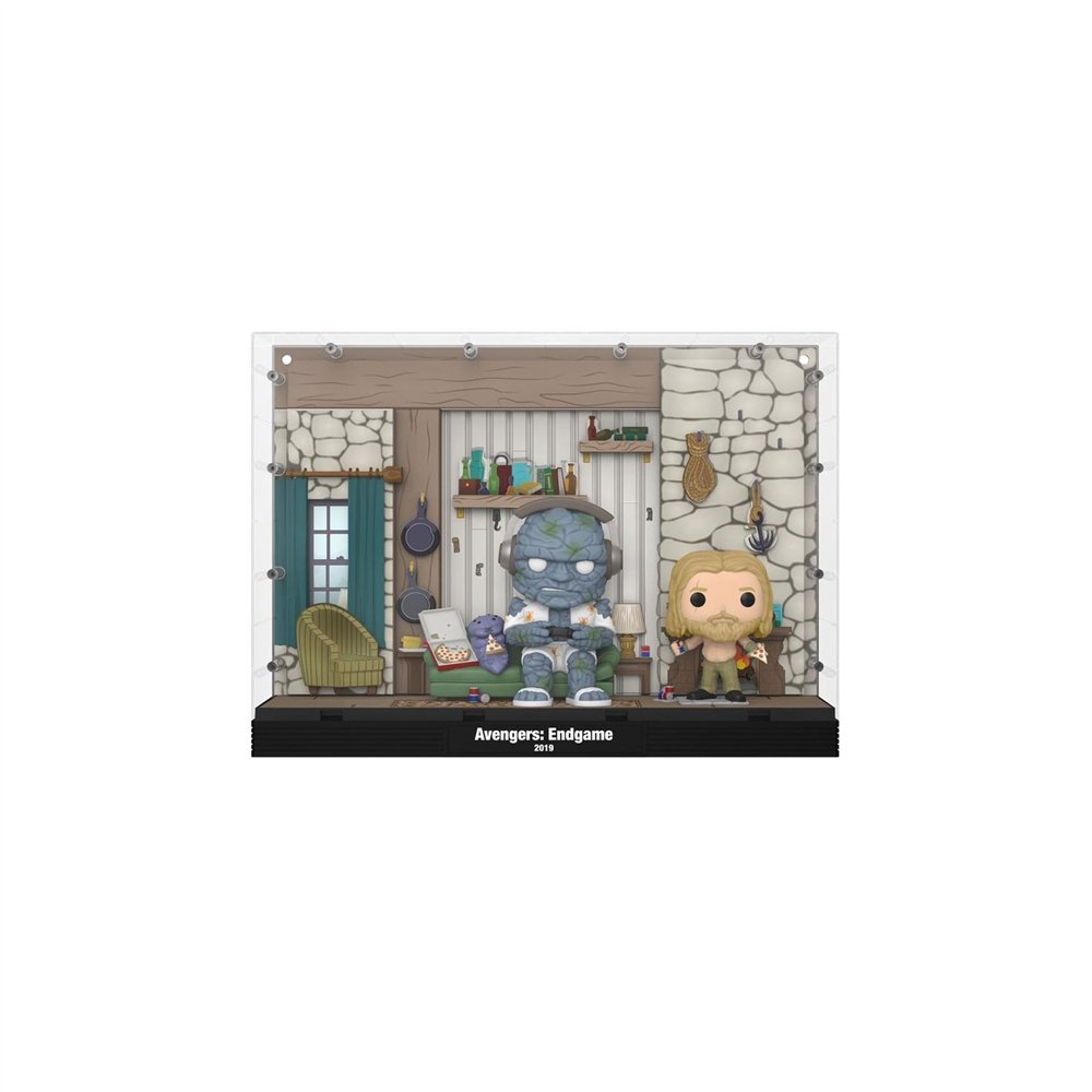 Funko pop moments deluxe marvel avengers endgame thor house 70914