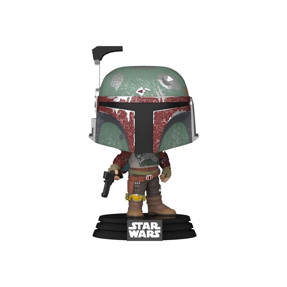 funko pop star wars the mandalorian estilo boba fett marshal con opcion chase 54522