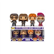 Funko pop harry potter pack 4 figuras harry hermione dumbledore ron