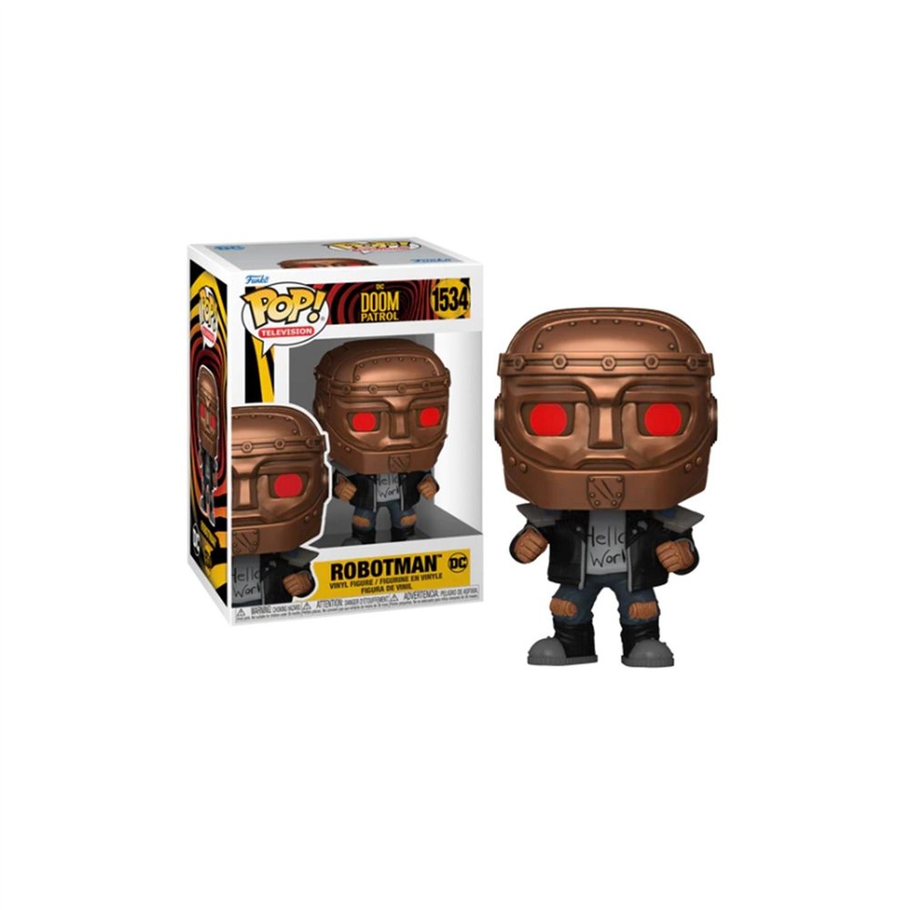 funko pop dc comics doom patrol robotman 75896