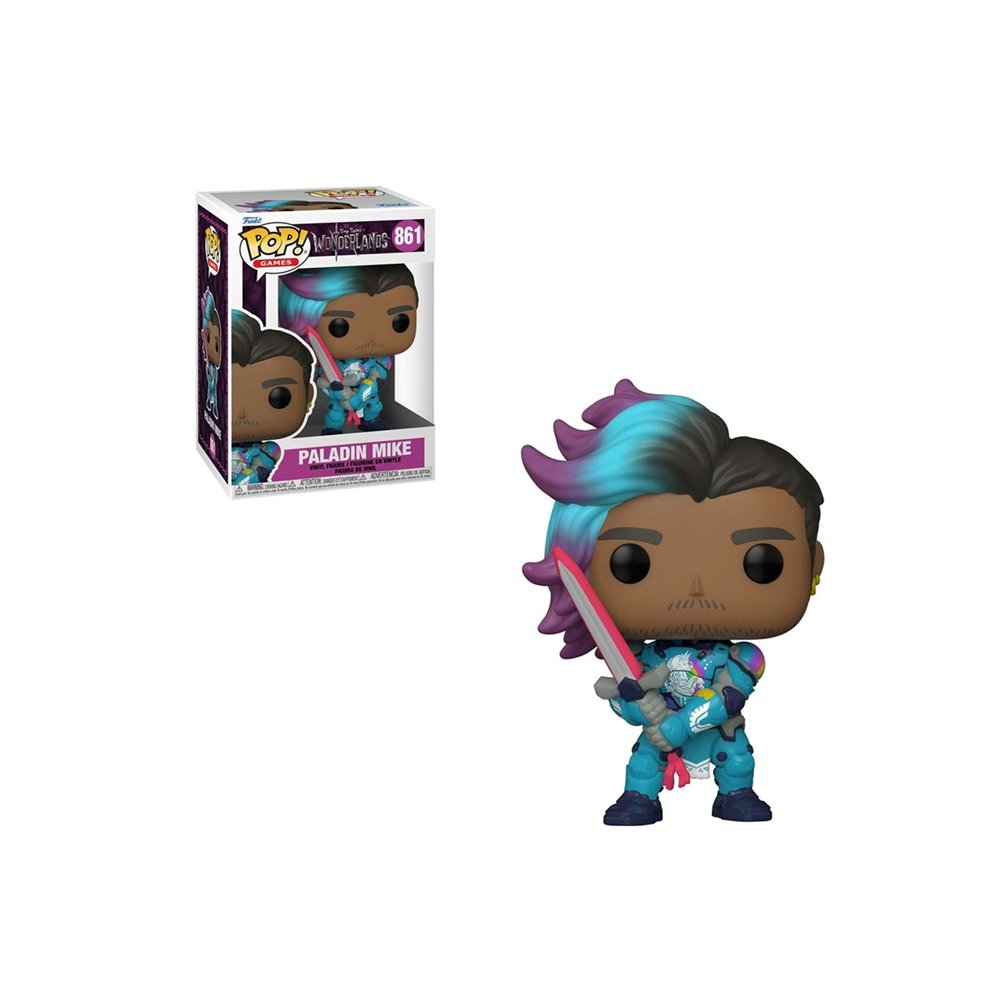 Funko pop videojuegos tiny tina wonderland paladin mike 59334