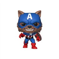 Funko pop marvel capitan america capwolf edicion limitada exclusiva 55506
