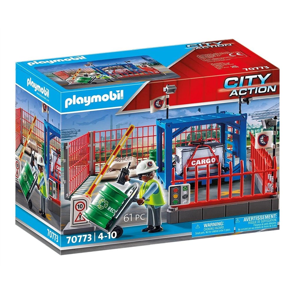 playmobil deposito de carga