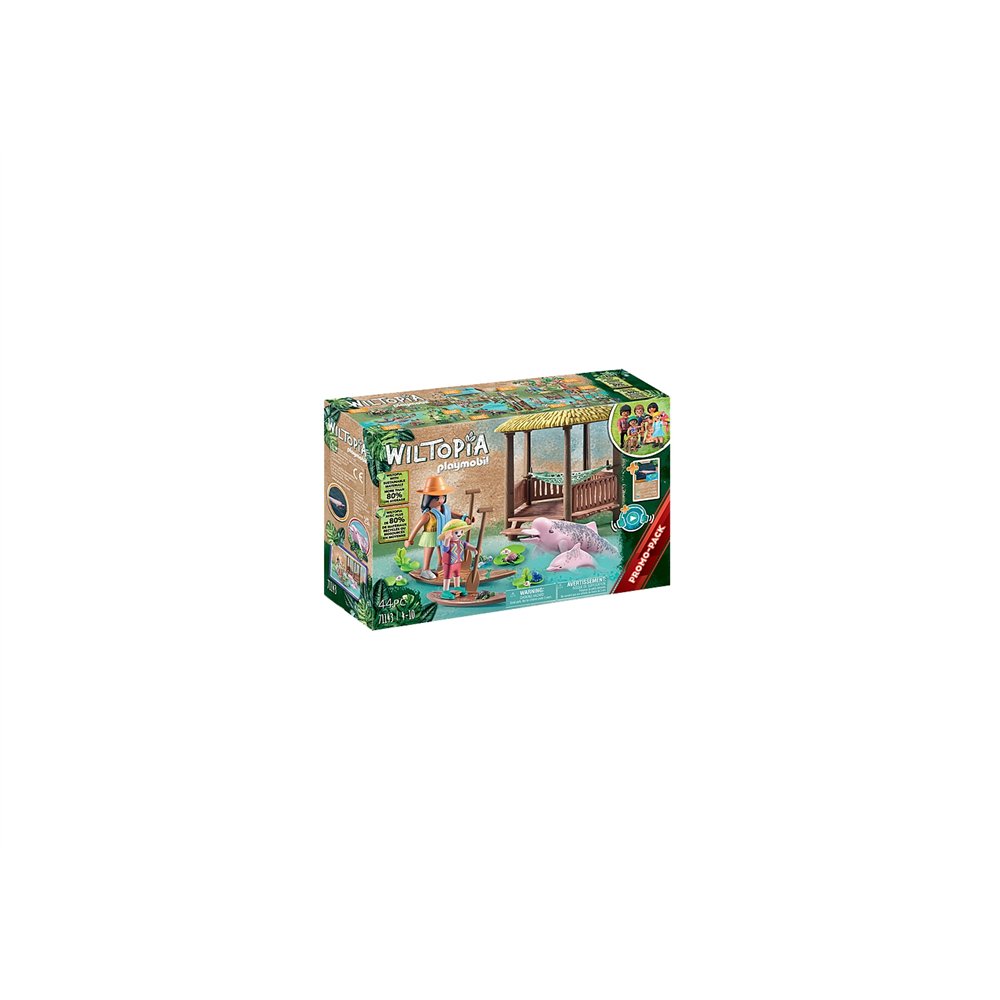 Playmobil wiltopia -  tour de remo con los delfines de r