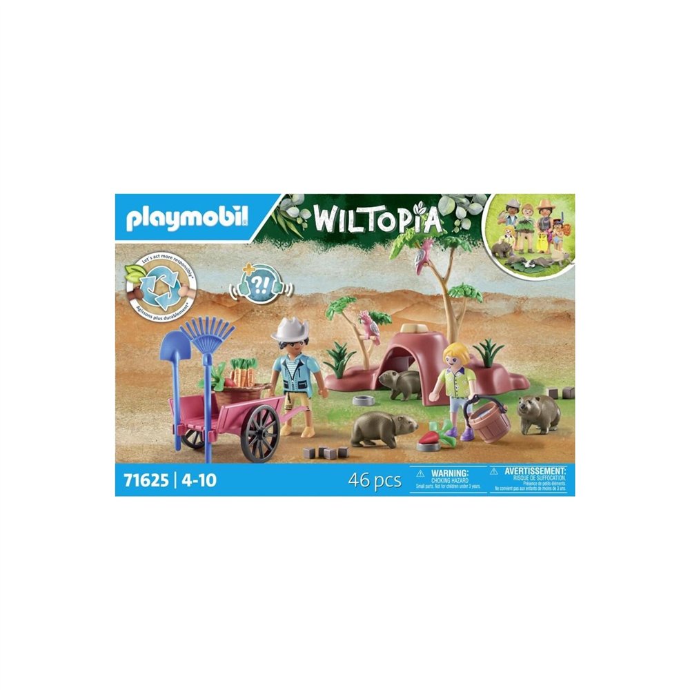 Playmobil wiltopia -  refugio del tejon australiano