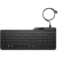 hp teclado con cable retroiluminado multidispositivo 405