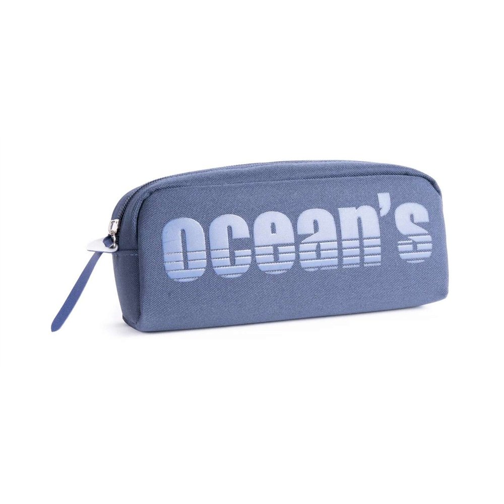 Oceans wave california estuche de 1 cremallera - tirador ergonomico - color azul