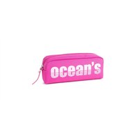 Oceans wave california estuche de 1 cremallera - tirador ergonomico - color fucsia