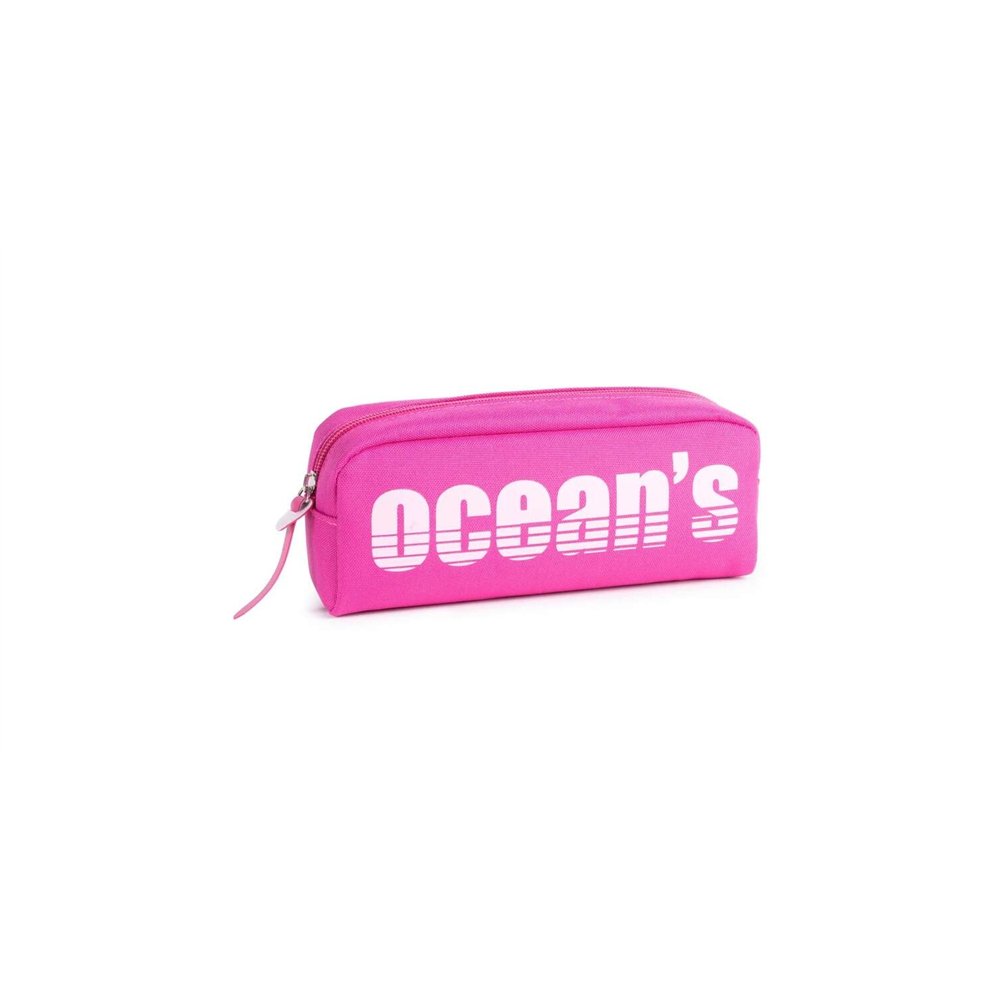 Oceans wave california estuche de 1 cremallera - tirador ergonomico - color fucsia