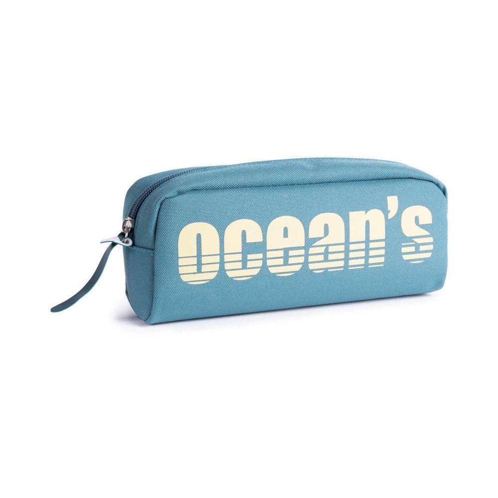 Oceans wave california estuche de 1 cremallera - tirador ergonomico - color azul