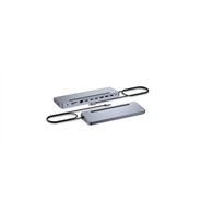 I-tec usb-c metal ergonomic 3x 4k display docking station + power delivery 100 w