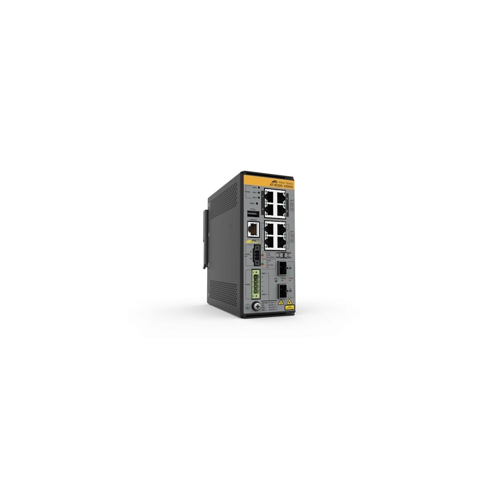 Allied telesis ie220-10ghx gestionado l2 gigabit ethernet (10/100/1000) energía sobre ethernet (poe) gris