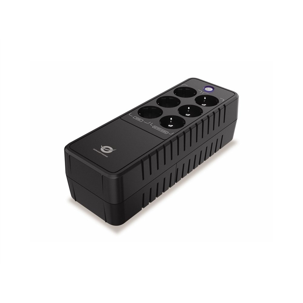 conceptronic zeus09e sistema de alimentación ininterrumpida (ups) en espera (fuera de línea) o standby (offline) 0,85 kva 490 w 