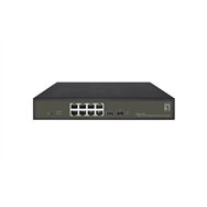 levelone ges-2110p switch gestionado l2 gigabit ethernet (10/100/1000) energía sobre ethernet (poe) negro