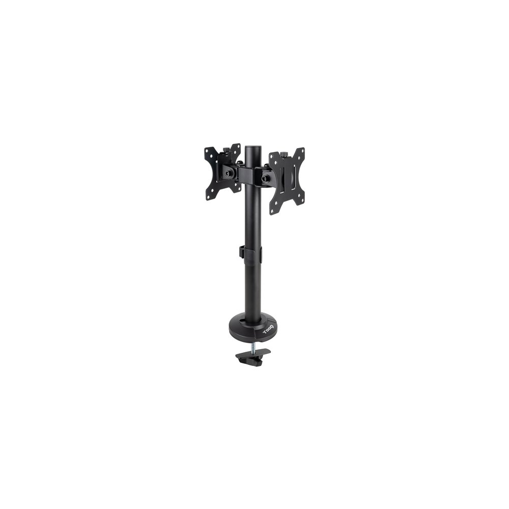 Tooq soporte de mesa para 2 pantallas 17"-32", negro