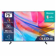 hisense 75a79kq televisor 190,5 cm (75") 4k ultra hd smart tv wifi antracita 250 cd / m²
