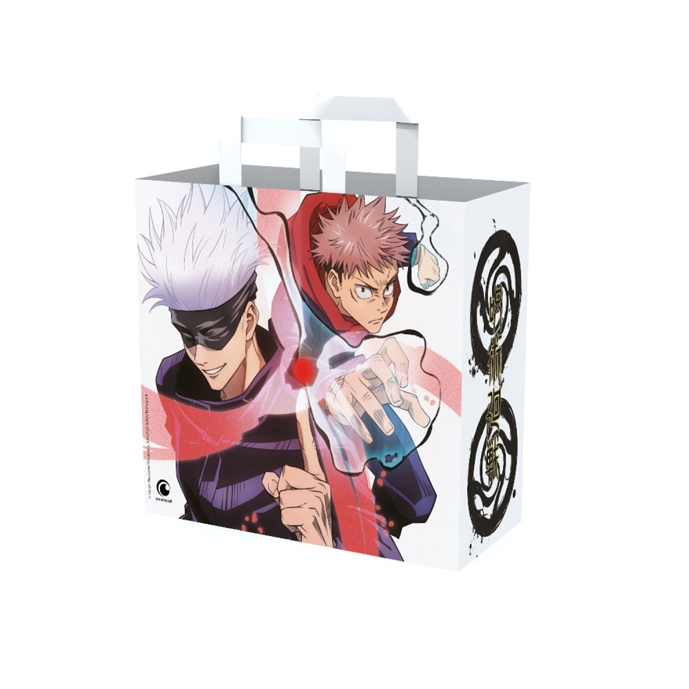 Konix kx jujutsu shopping bag white blanco bolso grande