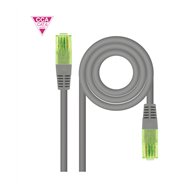 Nanocable cable de red latiguillo rj45 cat6 utp awg26 cca gris 3 m