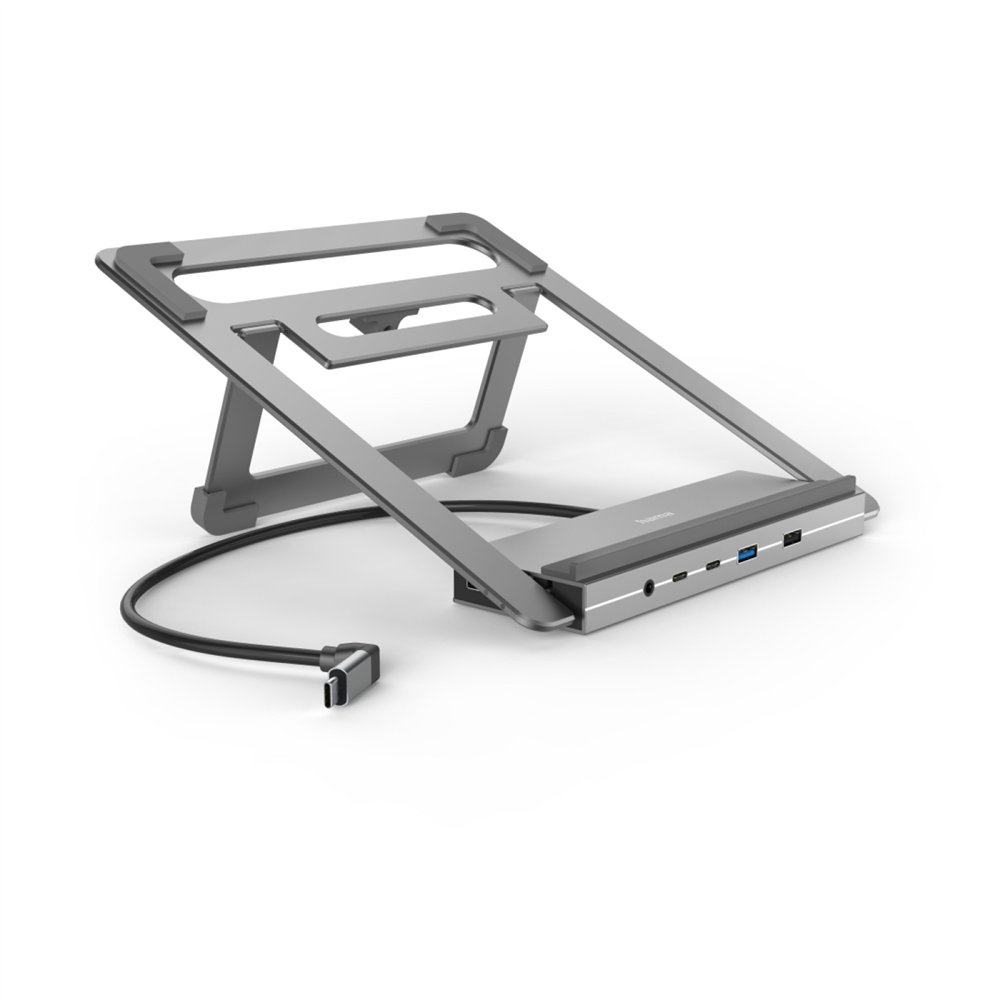 Hama docking station de 12 puertos con soporte para pc