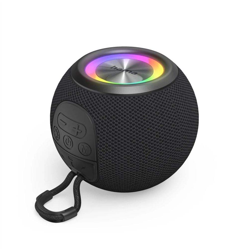 hama |altavoz bola de 5w. altavoces potentes con iluminación led