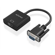 Aisens cable conversor svga+audio a hdmi, svga/m+jack 3.5/h+usb microb/h-hdmi a/h, negro, 20cm