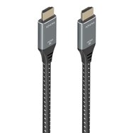 Aisens cable hdmi v2.1 ultra alta velocidad / hec 8k@60hz 48gbps, a/m-a/m, gris/negro, 10m