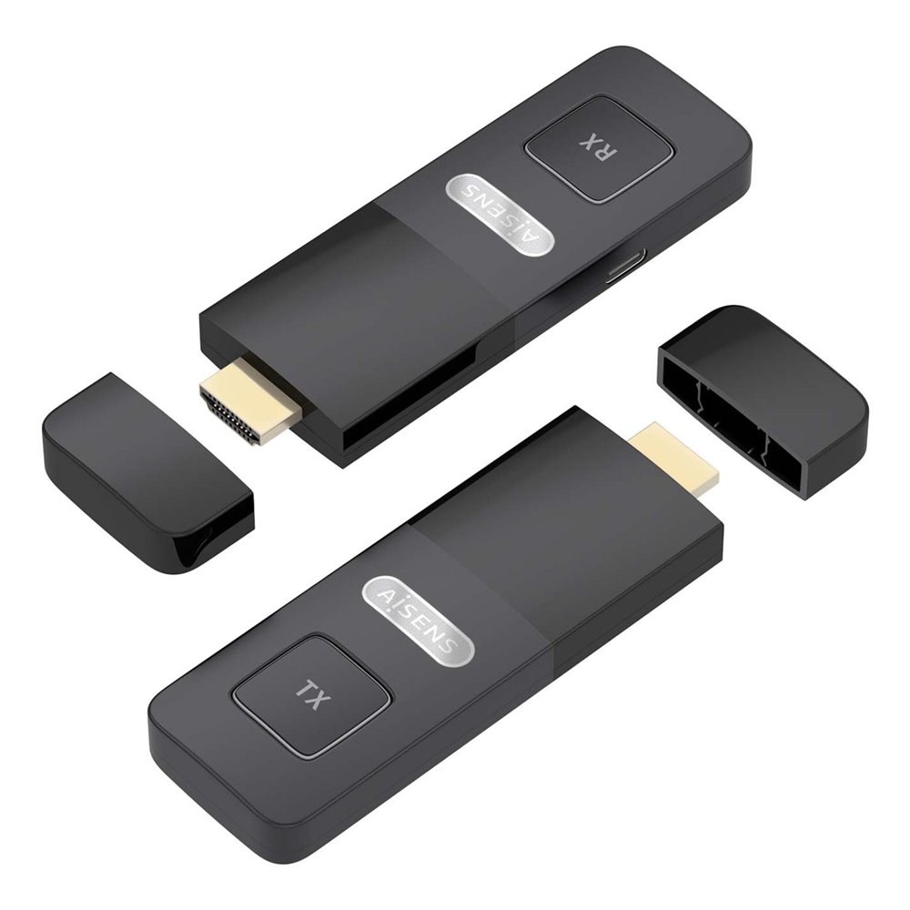 Aisens hdmi inalambrico 1080p 30m, negro