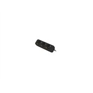 lanberg ps0-03f-0150-bk base múltiple 1,5 m 3 salidas ac interior negro