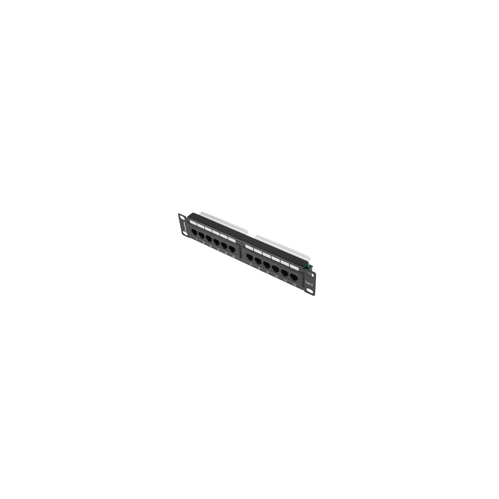 Lanberg ppu6-9012-b panel de parcheo