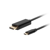 Lanberg ca-cmdp-10cu-0030-bk adaptador de cable de vídeo 3 m usb tipo c displayport negro